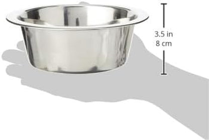 Stainless Steel Pet Bowl, 16.5 Cm/ 6.5-Inch